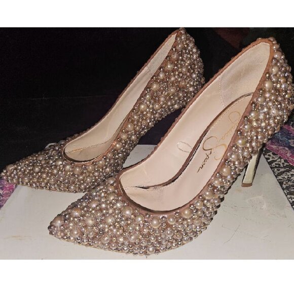 Jessica Simpson Embellished Heels - Picture 2 of 16